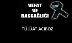 Tülüat Acıboz vefat etti