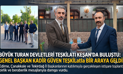 Büyük Turan Devletleri Teşkilatı'ndan Keşan'a önemli ziyaret