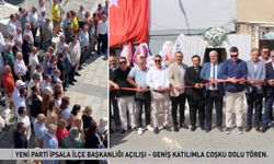 Yeni Parti İpsala İlçe Başkanlığı coşkuyla açıldı