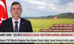Koru: “Çeltikte hasat üreticinin kaybına dönüşmemeli”