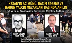 Rasim Ergene ve Harun Yalçın mezarları başında anıldı