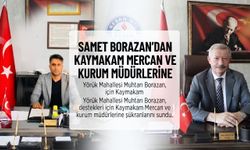Borazan’dan Kaymakam Mercan ve kurum müdürlerine teşekkür