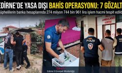 Yasa dışı bahis operasyonunda 7 kişi gözaltına alındı