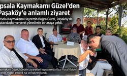 İpsala Kaymakamı Güzel’den Paşaköy’e anlamlı ziyaret