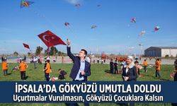 Savaşın gölgesindeki arkadaşları için gökyüzüne umut bıraktı
