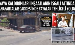 Yaya kaldırımları inşaatların işgali altında!