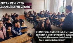 Sercan Kemik’ten Keşan Lisesi’ne ziyaret
