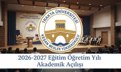 Keşan MYO'da Akademik Yıl bugün başlıyor
