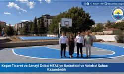 TSO MTAL’ye basketbol ve voleybol sahaları kazandırıldı