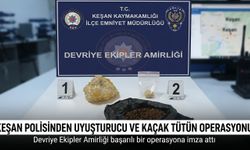 Keşan'da  operasyon: 2 şüpheli yakalandı