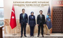 Kaymakamlardan Odabaşı’na “hayırlı olsun” ziyareti