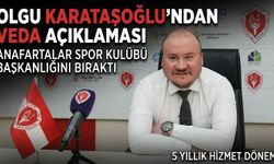 Olgu Karataşoğlu başkanlıktan istifa etti