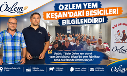 Özlem Yem Keşan’daki besicileri bilgilendirdi