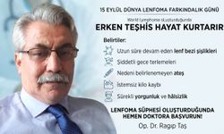 Ragıp Taş; "Erken teşhis hayat kurtarır"