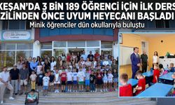 Minik öğrenciler bugün okullarıyla buluştu