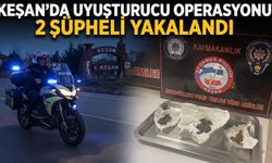 Keşan’da madde operasyonu 2 gözaltı