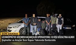 Uzunköprü’de göçmen kaçakçılığına gece operasyonu