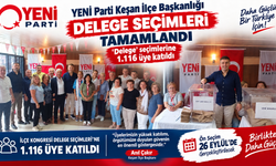 YENİ Parti Keşan İlçe Başkanlığı delege seçimleri tamamlandı