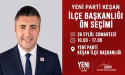 Yeni Parti Keşan'da  26 Eylül’de kongre yapılacak