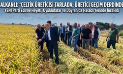 Balkanlı: “Çeltik üreticisi tarlada, üretici geçim derdinde”