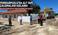 Yenikarpuzlu'da bozulan yollar yeniden yapılıyor