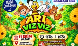 Arı Vız Vız müzikli çocuk oyunu Keşan’da sahnelenecek
