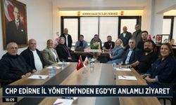 CHP Edirne İl Yönetiminden EGD’ye ziyaret