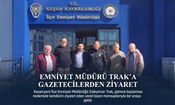 Keşanlı Gazetecilerden Süleyman Trak’a “Hoş geldin” ziyareti