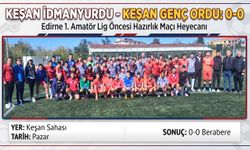 Hazırlık maçı golüz sona erdi