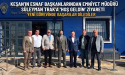 Oda başkanlarından Süleyman Trak'a ziyaret