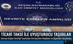 Keşan'da ticari takside madde taşıdılar: 2 tutuklama