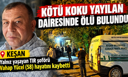 Kötü koku yayılan dairesinde ölü bulundu