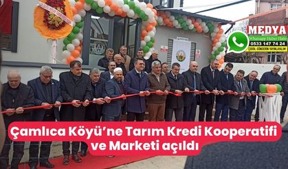 Çamlıca Köyü’ne Tarım Kredi Kooperatifi ve Marketi açıldı