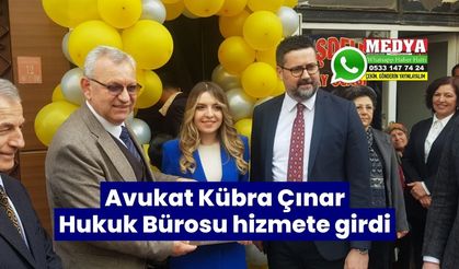 Avukat Kübra Çınar Hukuk Bürosu hizmete girdi