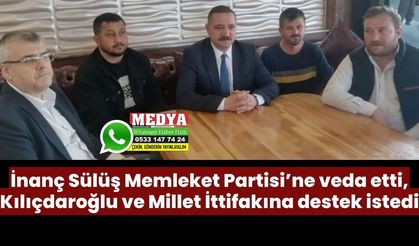 İnanç Sülüş Memleket Partisi’ne veda etti, Kılıçdaroğlu ve Millet İttifakına destek istedi