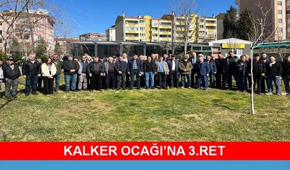Kalker ocağına mahkemeden 3'üncü ret