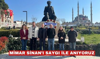 Mimar Sinan’ı 437.ölüm yıldönümünde saygı ile anıyoruz