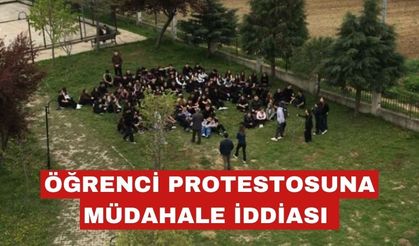Keşan'da öğrenci protestosuna müdahale İddiası