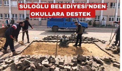 Süloğlu Belediyesinden okullara destek sürüyor