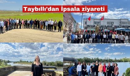 Harika Taybıllı İpsala'da ziyaretlerde bulundu