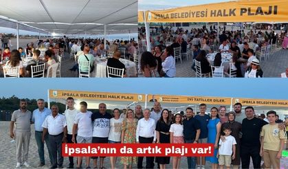İpsala’nın da artık plajı var! Açılış yapıldı