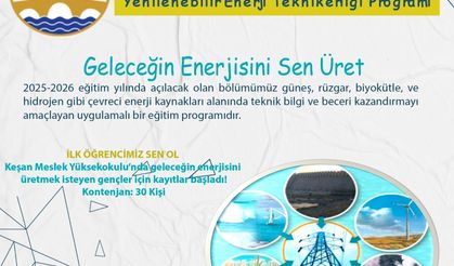 Meslek Yüksekokulu’nda Yenilenebilir Enerji Dönemi başlıyor!