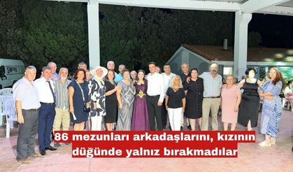 86 mezunları arkadaşlarını, yalnız bırakmadılar