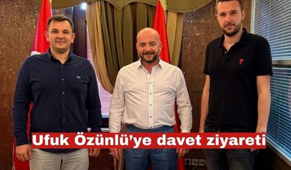 Ufuk Özünlü’ye Kel Aliço davet ziyareti