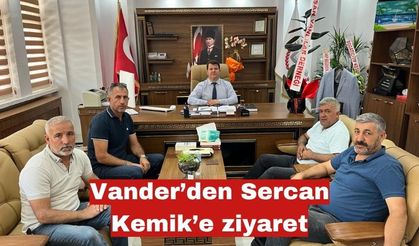 Vander’den Sercan Kemik’e ziyaret