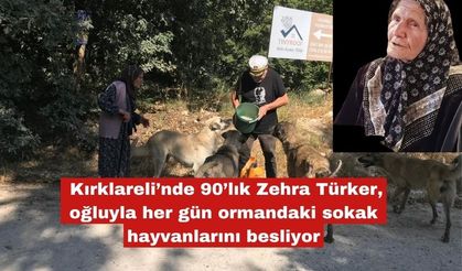 Zehra Nine ve oğlunun şefkat dolu hayvan sevgisi