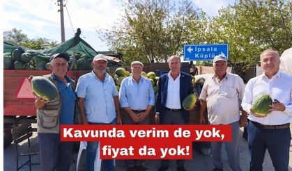 Kavunda verim de yok, fiyat da yok!