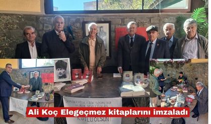 Ali Koç Elegeçmez kitaplarını imzaladı