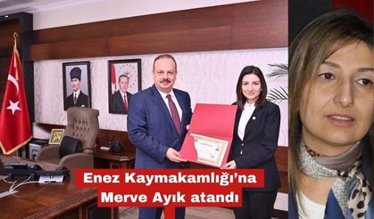 Enez Kaymakamlığı’na Merve Ayık atandı
