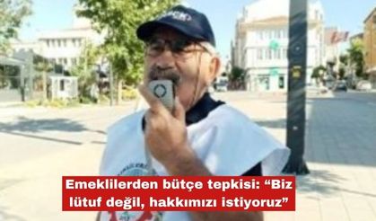 Ahmet Erkan “Biz lütuf değil, hakkımızı istiyoruz”